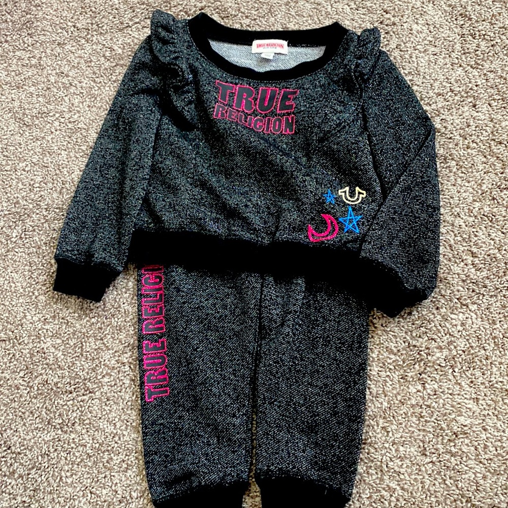 True Religion toddler sweatshirt/sweatpants